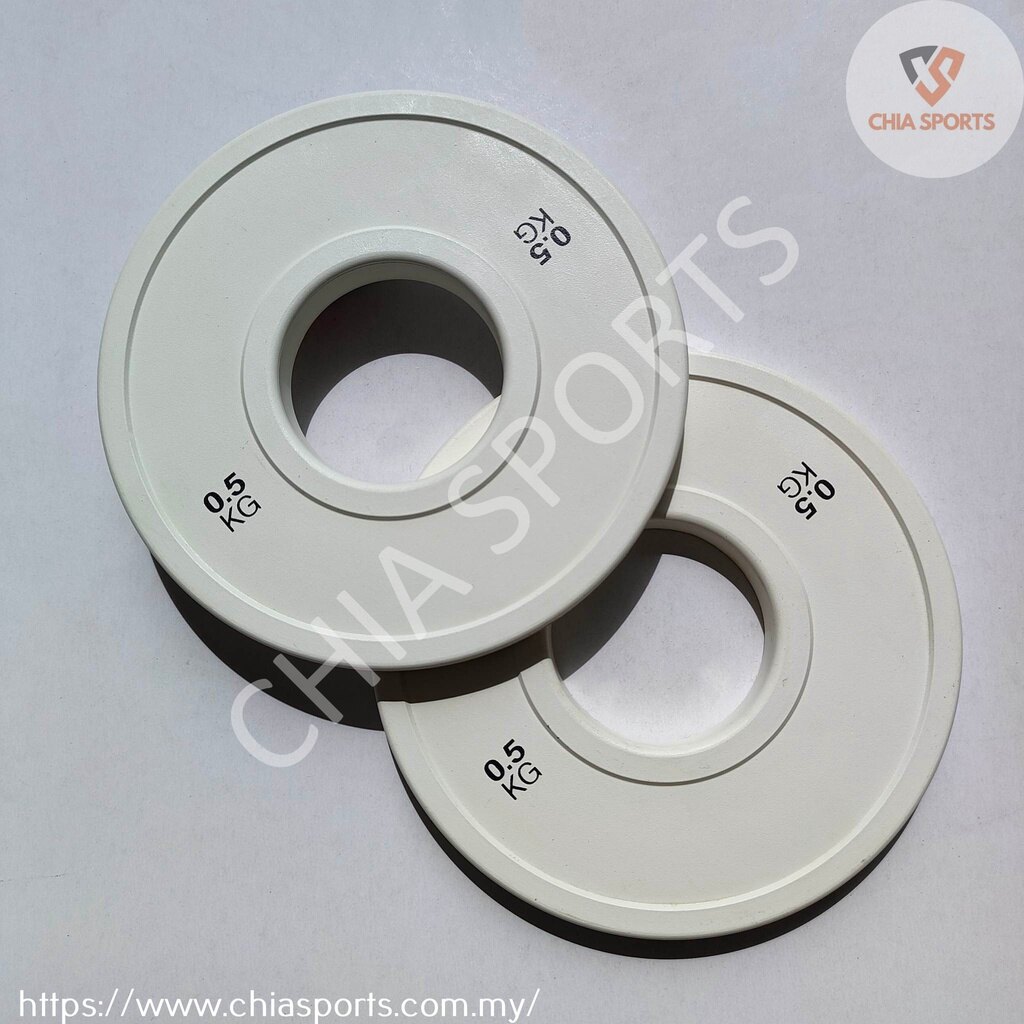 Rubberized Barbell Plate 0.25/0.5/1/1.5 Kg Micro Plates Fractional Weight Plates Dumbell Kettlebell Weights Training - 18