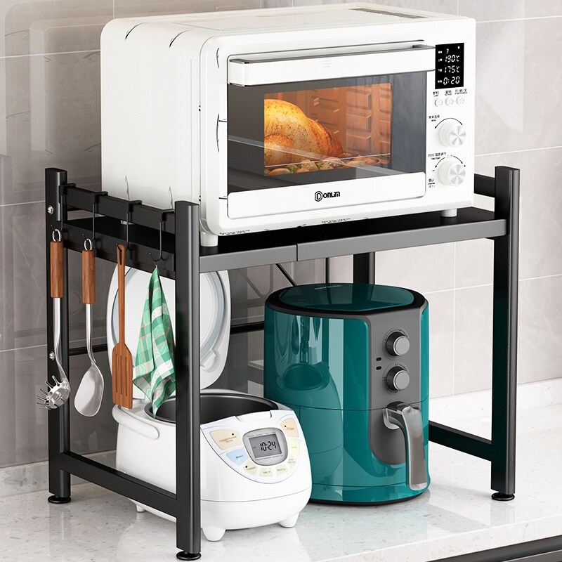 Gambar Receive air fryer scalable microwave oven kitchen shelf household electric rice cooker bread machine shelf