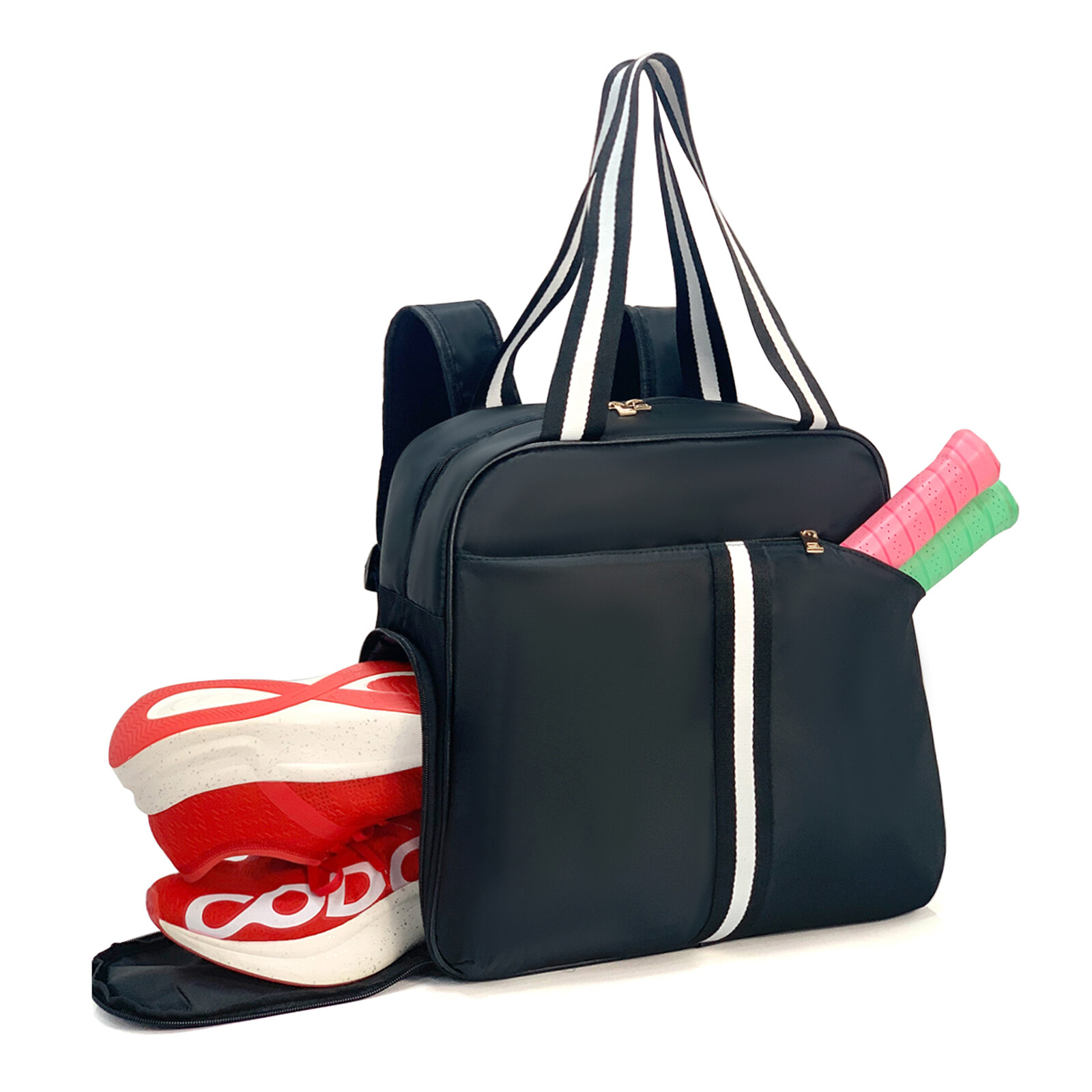 Speliko sẵn sàng để tàu Nylon pickleball túi cho nam giới và phụ nữ pickleball ba lô với giày độc lập ngăn lớn muktifuntional pickleball Ba lô cho nam không thấm nước pickleball túi đựng vợt phù hợp với 2 mái chèo cho phụ nữ