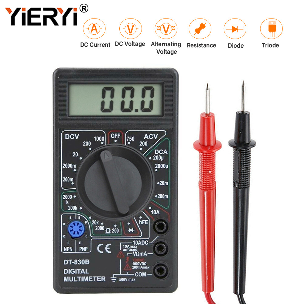 Yieryi dt-830b đa năng kế kỹ thuật số vôn kế điện ampe kế ôm kế đa dụng kế
