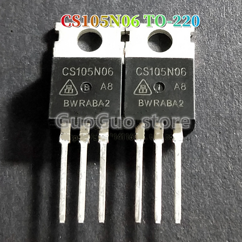 5 chiếc bóng bán dẫn mosfet biến tần cs105n06 to-220 cs105n06a8 to220 105a/60v mới chính hãng