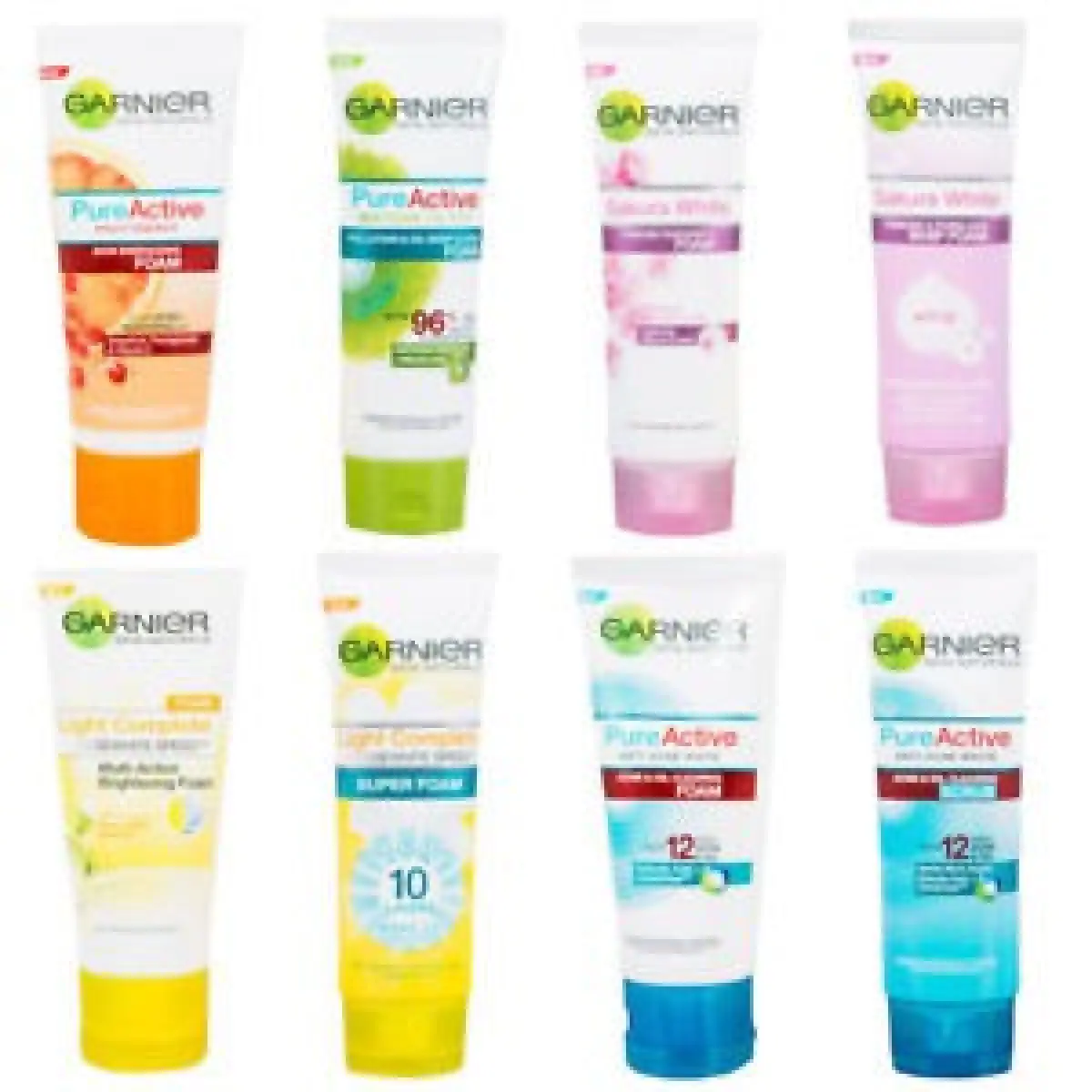 garnier female face wash