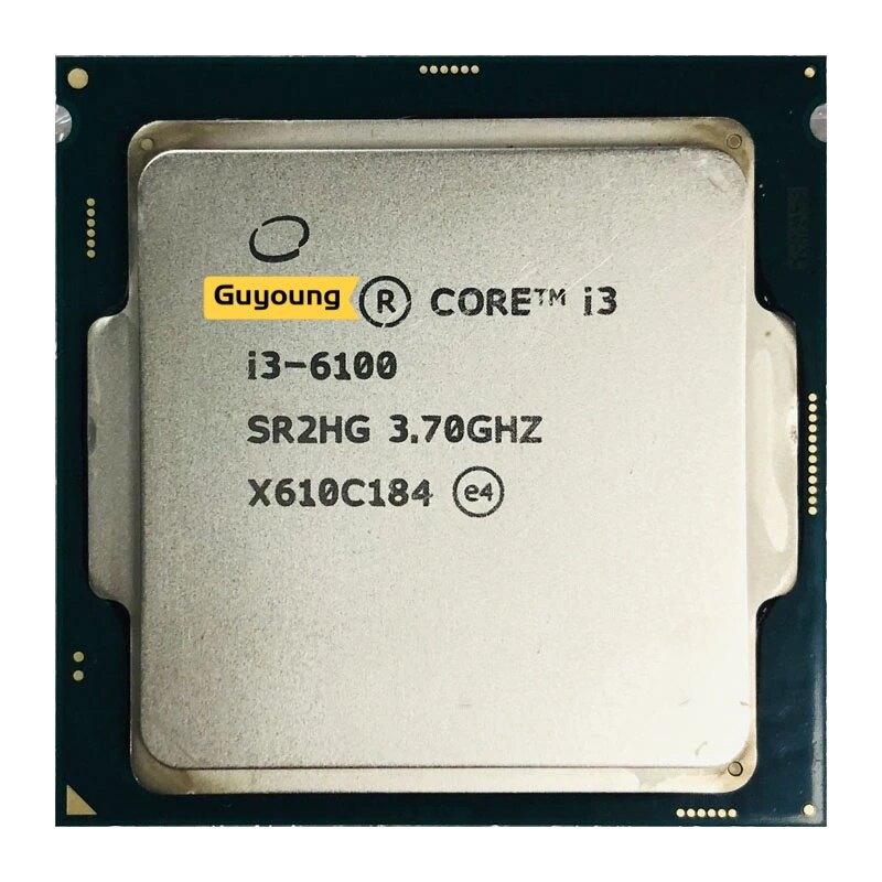  Yzx lõi i3 6100 i3-6100 3.7GHz 3M Bộ nhớ cache lõi kép 51W Bộ xử lý CPU sr2hg LGA1151 