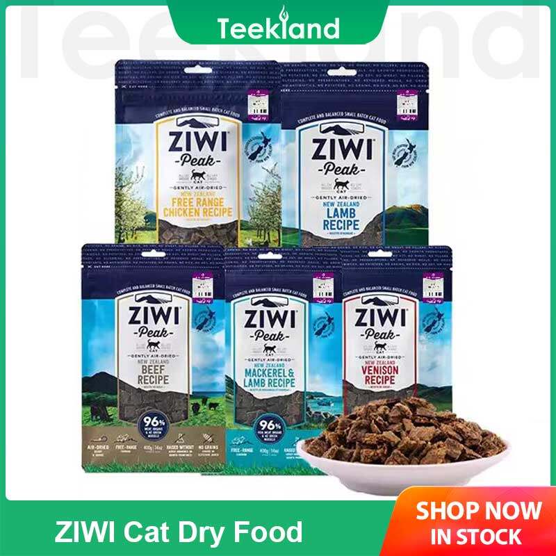 ZIWI Peak Pet Cats Air Dried Food Single Ingredient High Protein Grain Free Kittens Nutrition Food 400g/1000g ราคา 1,288 บาท*ส่งฟรี