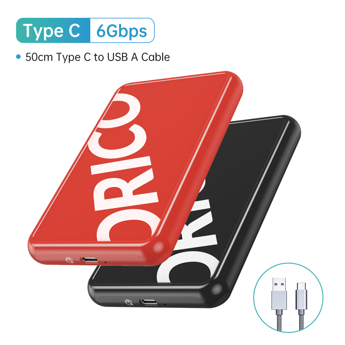 Vỏ Ổ Cứng 2.5 Inch ORICO SATA Sang USB 3.0 Hộp Đựng Ổ Cứng Gắn Ngoài Miễn Phí Cho SSD HDD 9.5 7Mm Vớ
