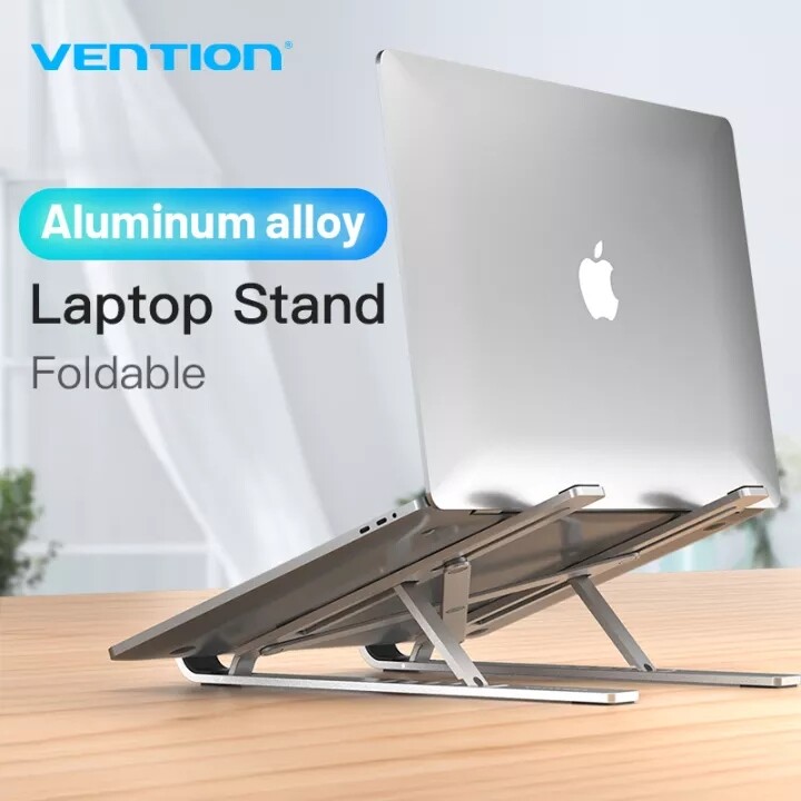 Vention giá đỡ máy tính xách tay giá đỡ máy tính xách tay có đệm điều chỉnh được giá đỡ máy tính nhỏ hơn 17 inch giá đỡ máy tính xách tay macbook bằng nhôm