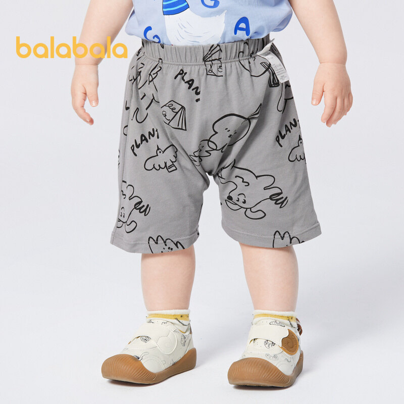 Balabala Baby Trousers Baby Shorts Boys Sweatpants Pp Trousers Female 2024 New Casual Trousers Cute ราคา 213 บาท*ส่งฟรี
