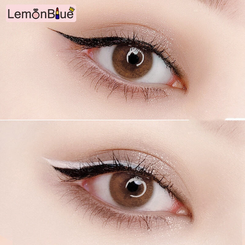 Gambar LemonBlue Colored Liquid Eyeliner Pen Waterproof Long Lasting Non Smudges Eyeliner for Beginner Female