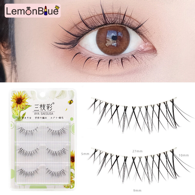 Gambar Faux Eyelashes Natural Look Wispy Extension Long Lashes False Eyelashes For Women Girls Natural Look Faux Eyelashes Natural Look Wispy Extension Long Lashes False Eyelashes