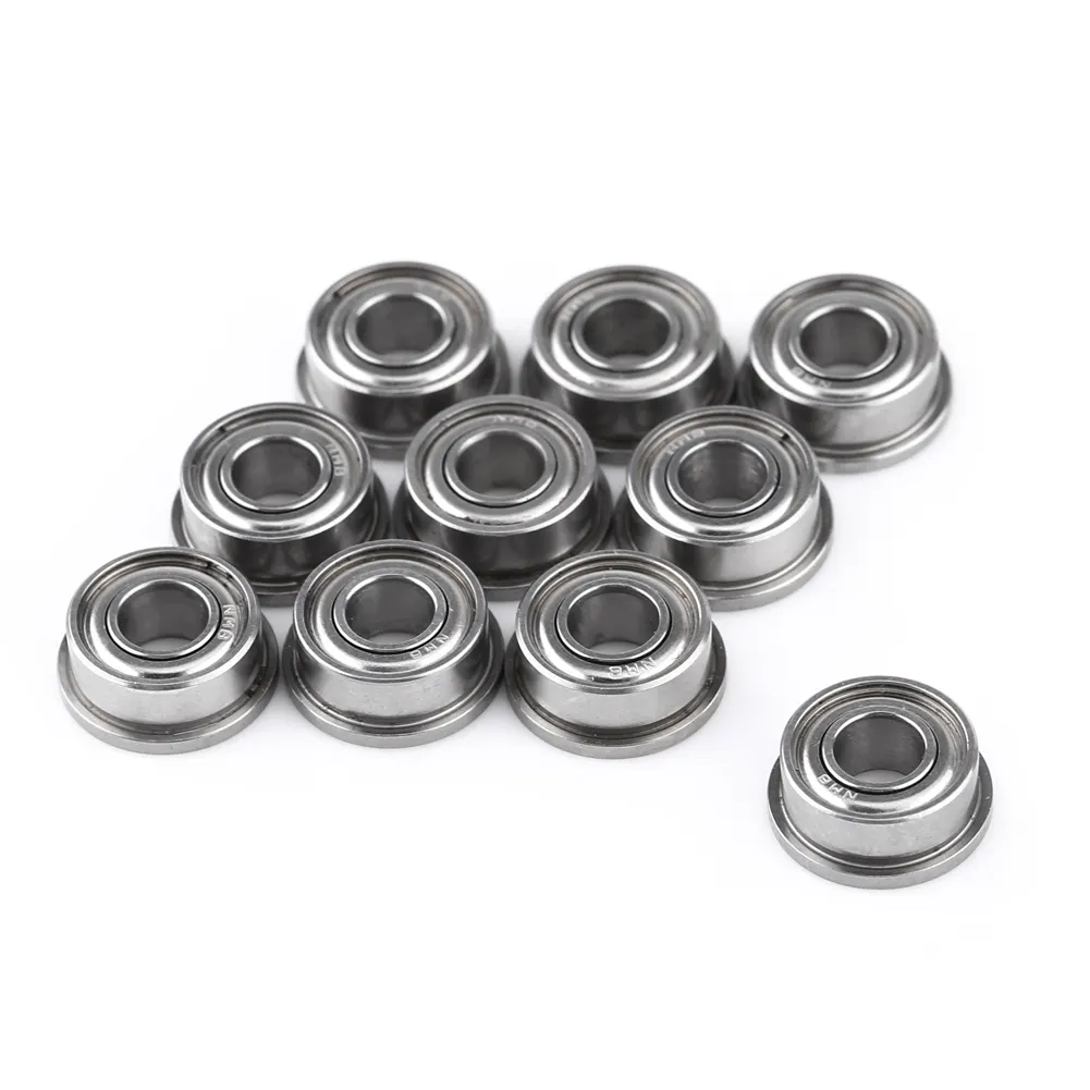 50pcs Double-shielded Miniature Ball Bearings without Flange for 3D Printer