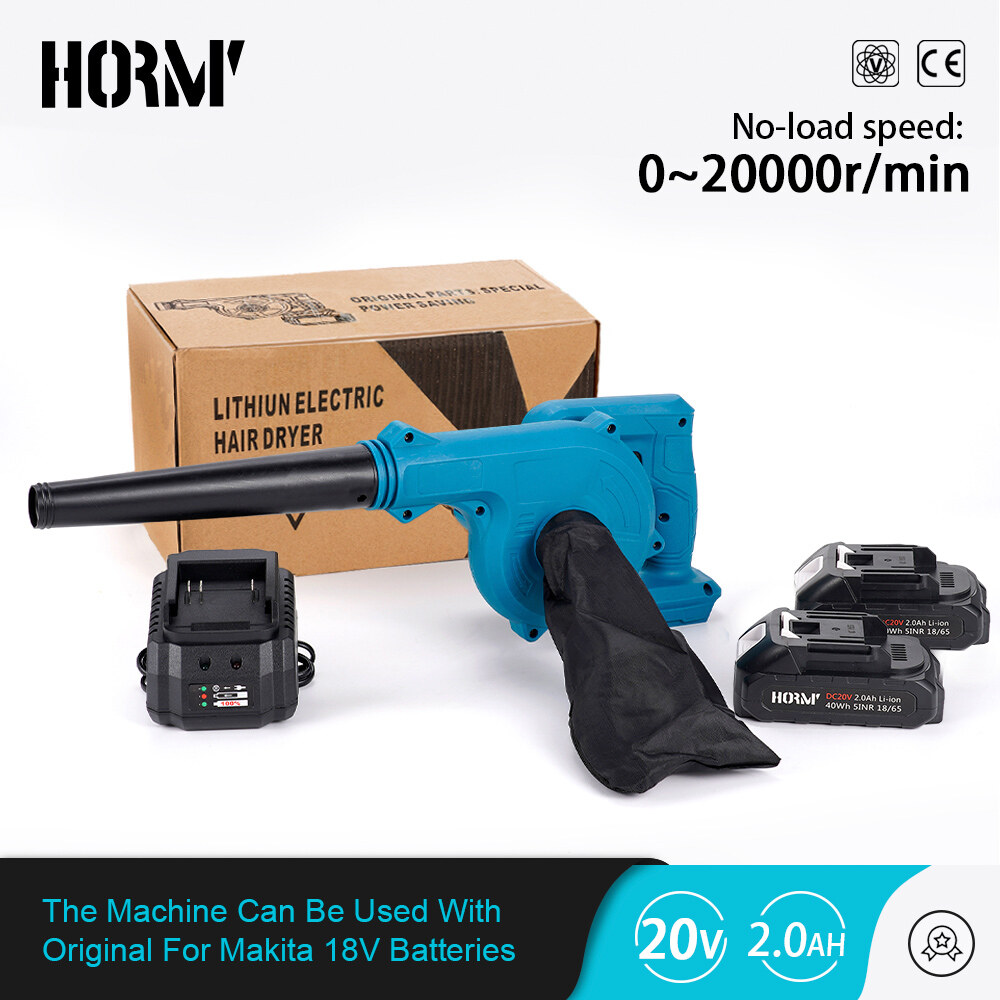 Máy hút bụi cầm tay máy thổi khí điện 500W Máy hút bụi dụng cụ máy tính xe hơi gia đình thổi và làm sạch pin Makita 18V