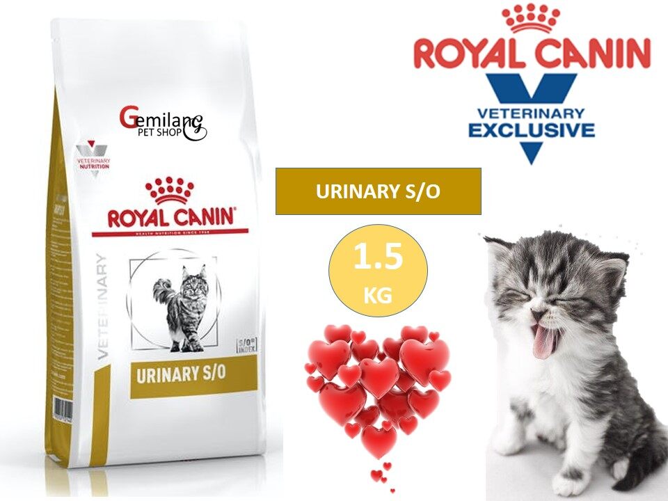 Urinary S/O Dry Food for Cat -7kg- Royal Canin / Makanan Kucing