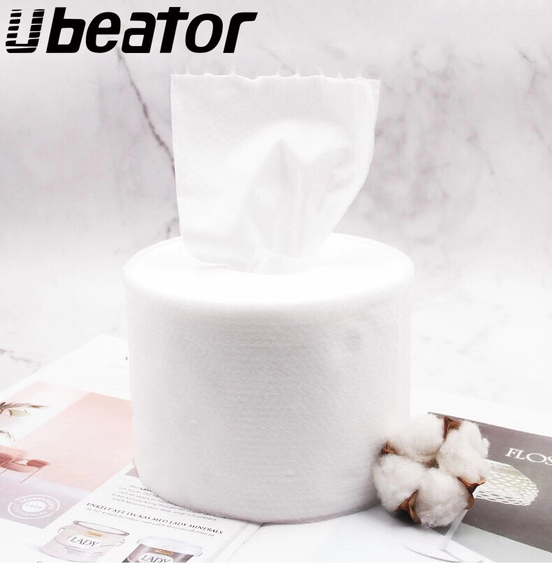 Dùng một lần mặt vải không dệt khăn mặt một thời gian trang điểm khăn lau bông rửa mặt giấy cuộn