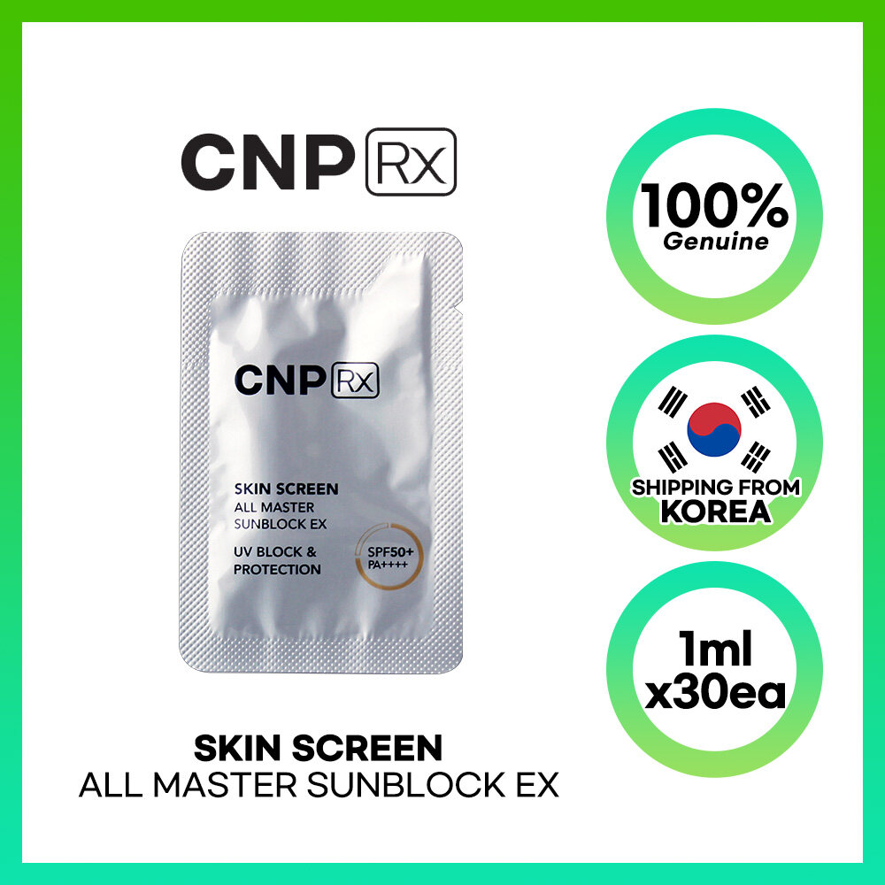 CNP RX SKIN SCREEN ALL MASTER SUNBLOCK EX SPF50+ / PA++++ 1ml x 30ea  ★Korea cosmetics★/ Moisturizing / Sun Care