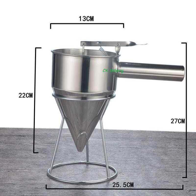 Gambar Stainless Steel Cone Funnel With Rack Octopus Ball Tool   ??????? ???? ????????