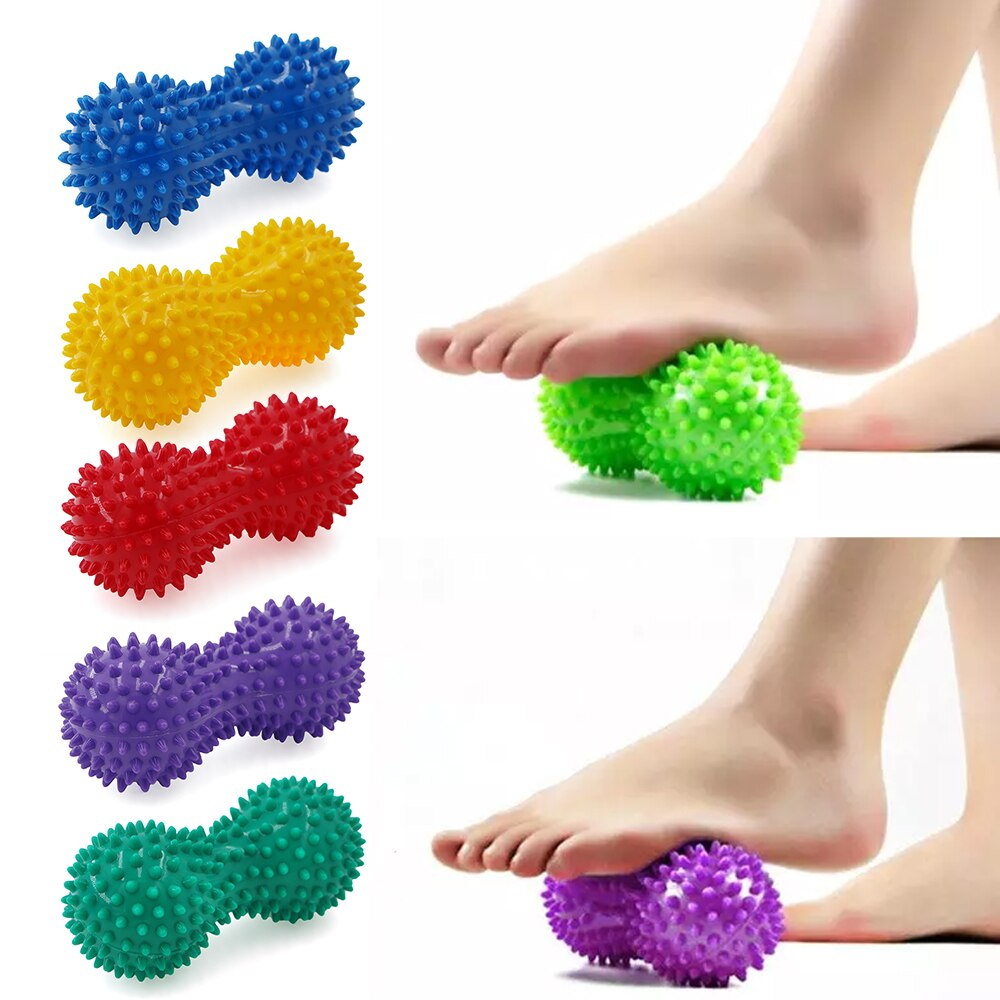 Sanba Peanut Peanut PVC Đồ Yoga Có Gai Tập Luyện Massage Peanut Bóng Cầm Tay Yoga