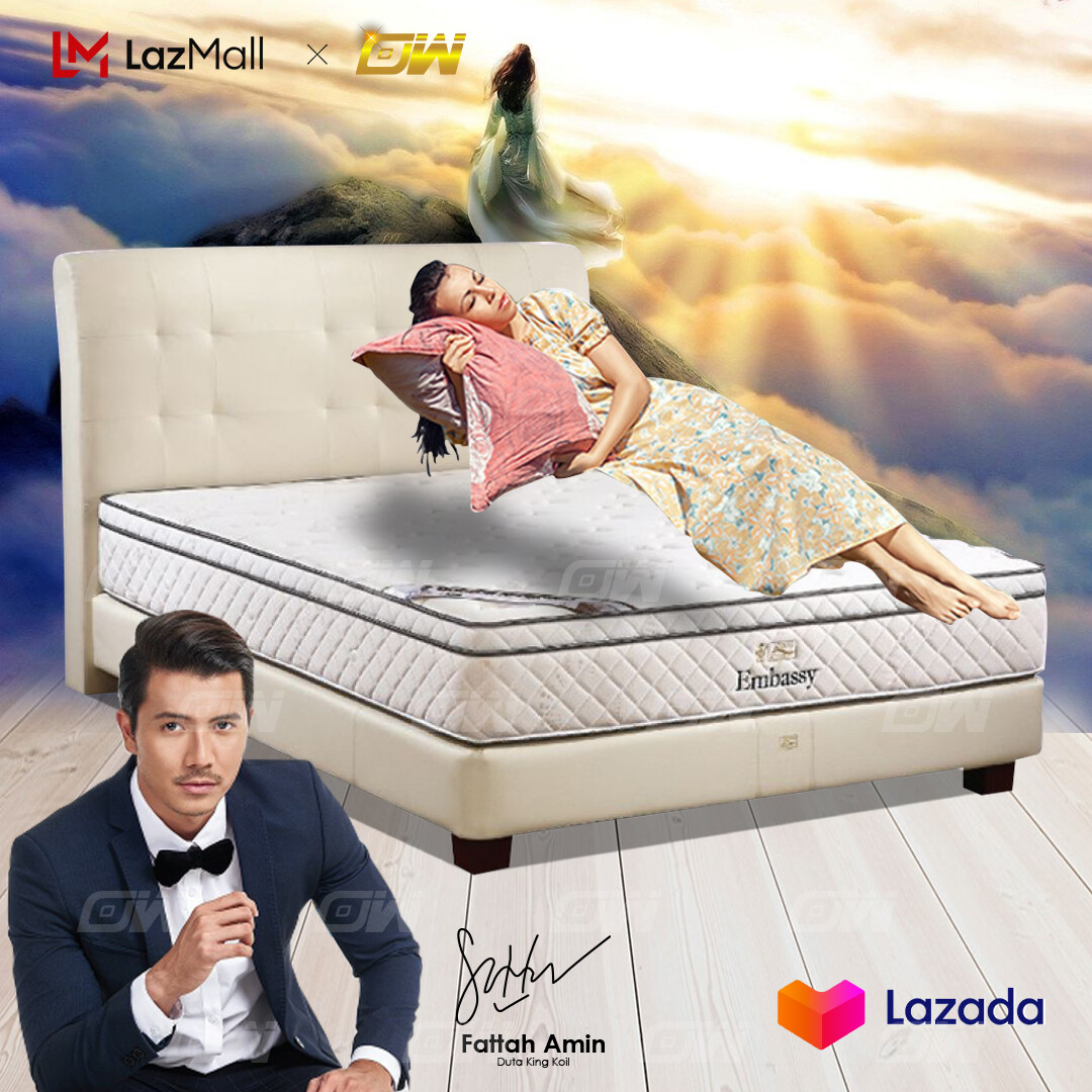 King Koil Embassy 11 Inch Chiropractic Spring Mattress 10 Years Warranty Lazada