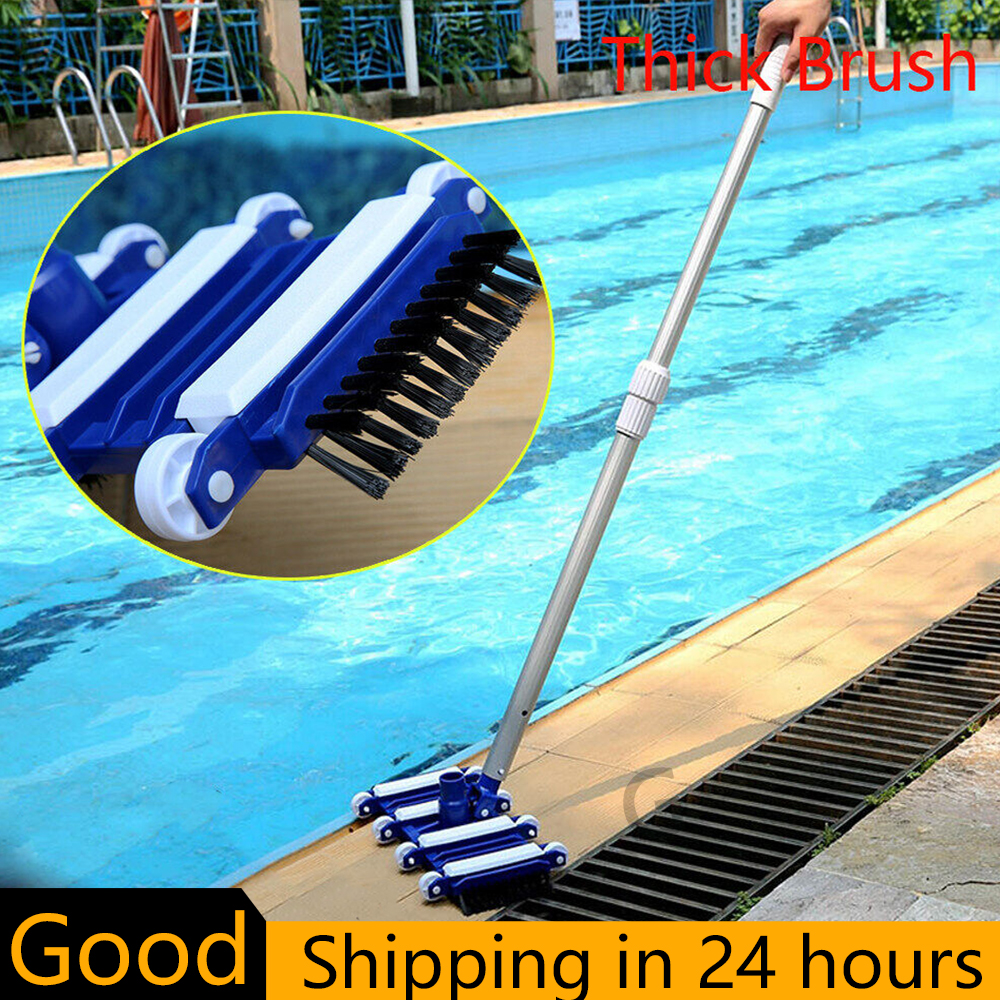 Bàn chải làm sạch bể bơi 14inch Bể Bơi Chuyên Nghiệp dụng cụ vệ sinh chân không bể bơi Bộ Làm Sạch đáy lưới Bộ lọc bể bơi bàn chải vệ sinh bể bơi đồ dùng vệ sinh
