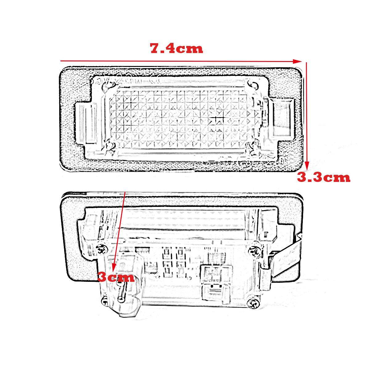 e39 number plate light