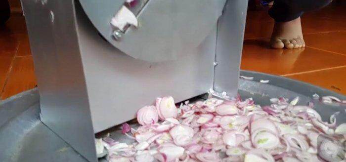 Máy bào hành tỏimáy cắt lát hành tỏi bằng tay siêu nhanhmáy thái hành