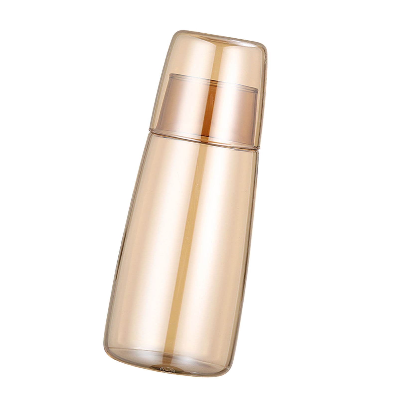 Gambar 750Ml850Ml Sisi Katil Air Carafe Set dengan Tumbler Set Kaca untuk Bilik Tidur Bilik Tidur Mouthwash Botol Decanter untuk bilik Tidur