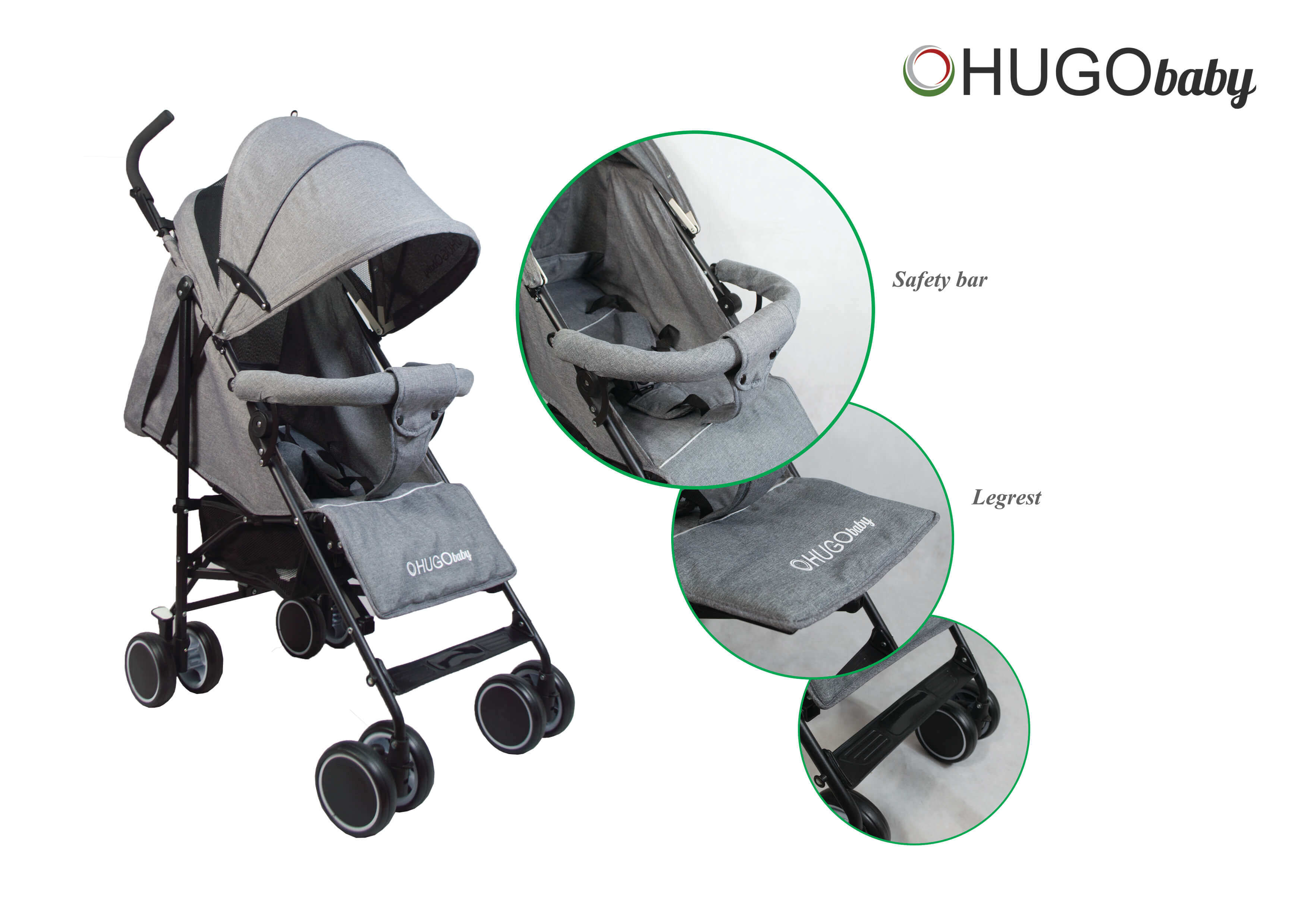 hugo baby stroller review