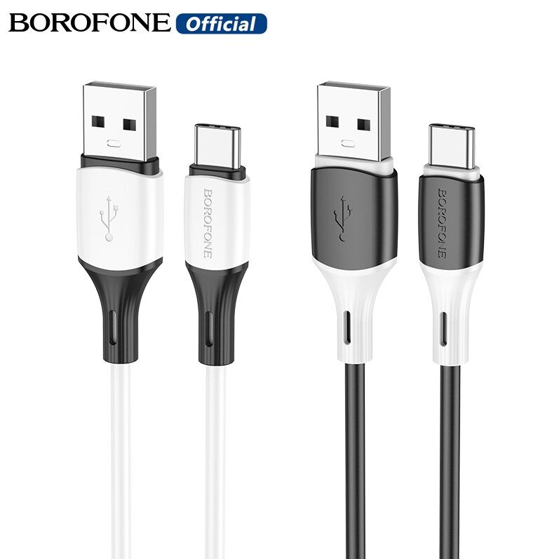 Borofone cáp bx79 bộ sạc nhanh cáp dữ liệu sạc silicon lightning/micro/type-c cho tất cả các dòng dữ liệu điện thoại thông minh