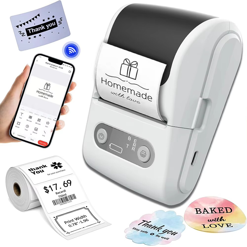  Ekleva máy in nhãn nhiệt máy in nhãn Nhiệt Bluetooth-Tương Thích Cầm Tay Pocket Máy In Túi Sticker Máy In Cho Điện Thoại & PC 