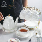 Sweejar British Royal Porcelain Tea Set - 8 oz