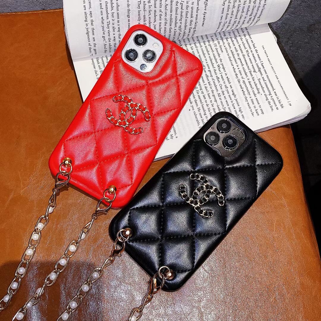 Luxury Brand Chanel 19 Metal Logo Leather Phone Case For Iphone 12promax 12 12mini 12pro 7 8plus X Xs Xsmax Xr Cover Lazada Ph