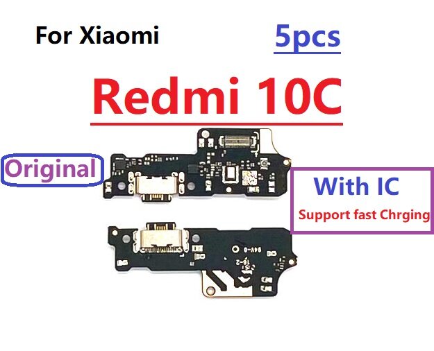 Đầu nối cáp dẻo cổng sạc USB sạc chính hãng cho micro Xiaomi Redmi 10C