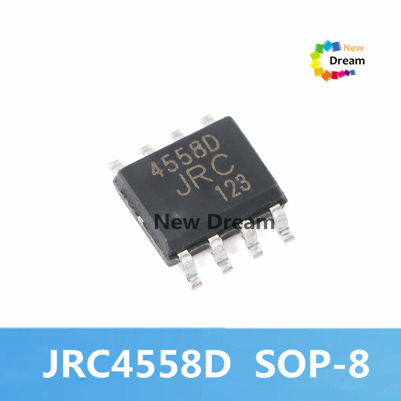 10 chiếc njm4558d njm4558 jrc4558d jrc4558 sop8 ic mới và nguyên bản