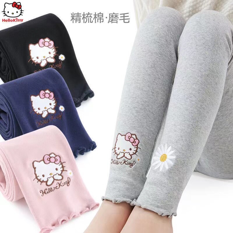 Legging Budak Perempuan Baby Girls Leggings Pants Stretchy Warm Cotton Leggings Cute