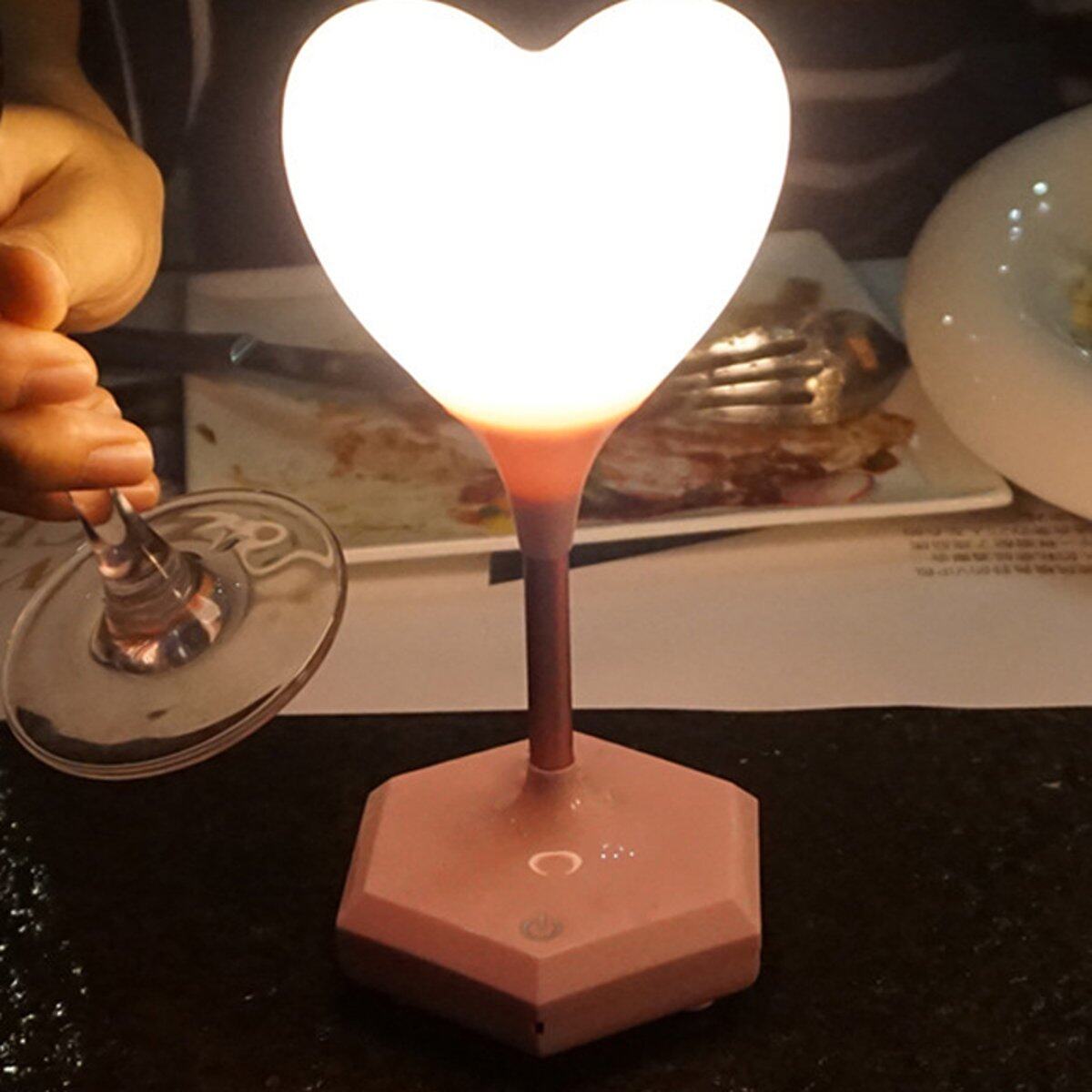 Subproducto látigo Extra Touch Sensor able Desk Lamp T3D USB Heart Balloon LED Night Light Dimmable  | Lazada