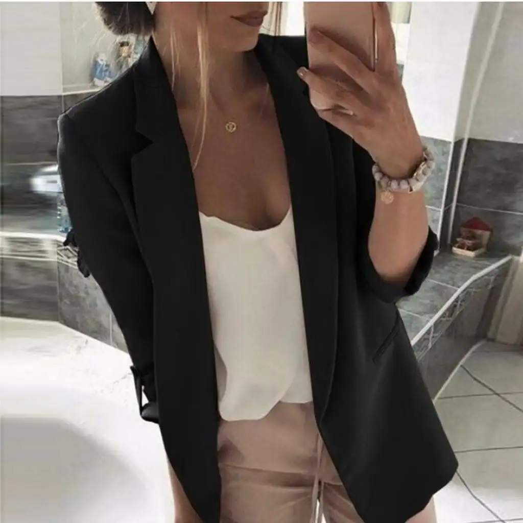 long blazer cardigan