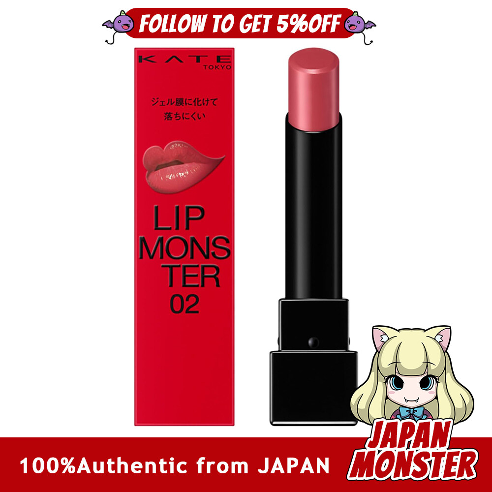 Kate Lip Monster Lipstick 02 Pink banana 3g x 1 Japan