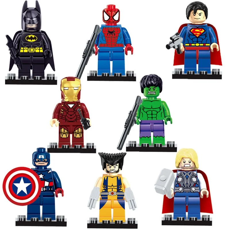 marvel minifigures set