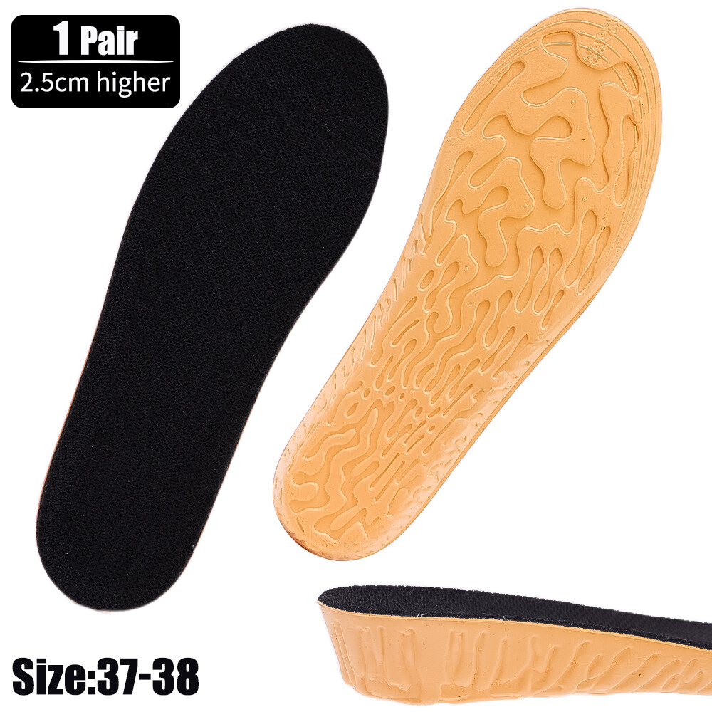【♡Lovely girls house♡】Orthopedic Height Increase Insoles for Women Men Invisiable Boost 1.5-3.5cm Memory Foam Shoes Pad Breathable Feet Care Insole - 2