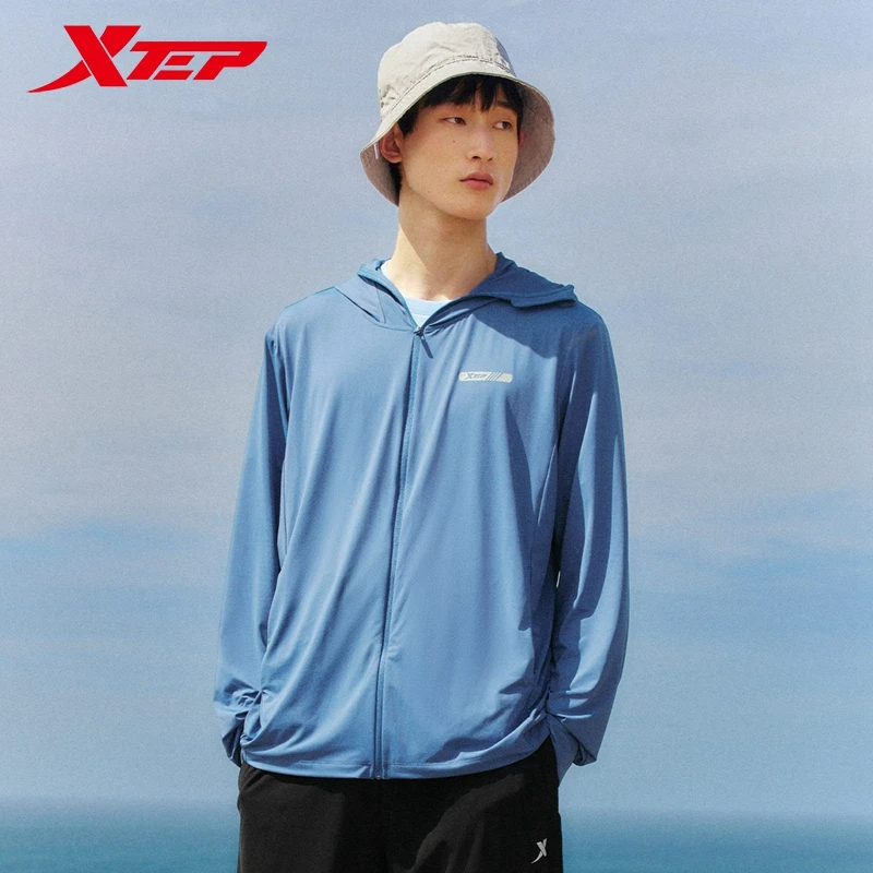 Xtep Men's [Soft Ice 3.0] Hoodie Sun Protection Ice Silk Sports Hoodie 876229940154 - ยี่ห้อ XTEP ราคา 887 บาท*ส่งฟรี