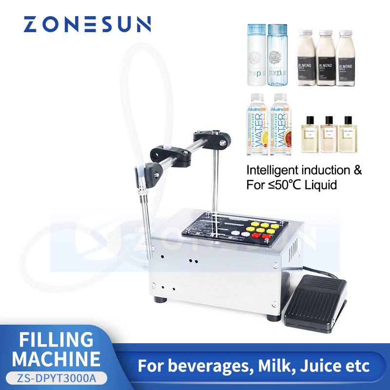 ZONESUN ZS-DPYT1500A Intelligent Induction Liquid Filling Machine ราคา 4,564 บาท*ส่งฟรี