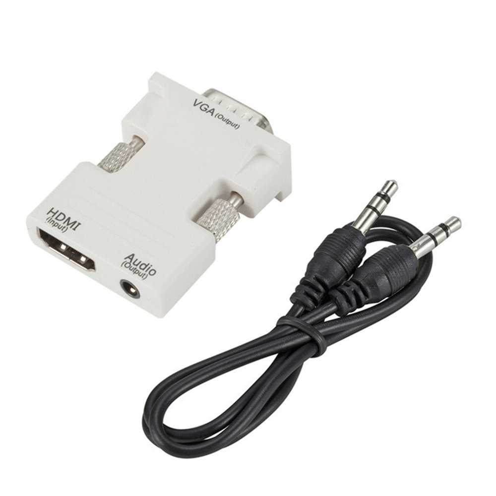 Bộ Chuyển Đổi JTKE HDMI Nữ Sang VGA Nam Với Bộ Chuyển Đổi Âm Thanh Hỗ Trợ Đầu Ra Tín Hiệu 1080P Cho Màn Hình HDTV Máy Chiếu PC PS3