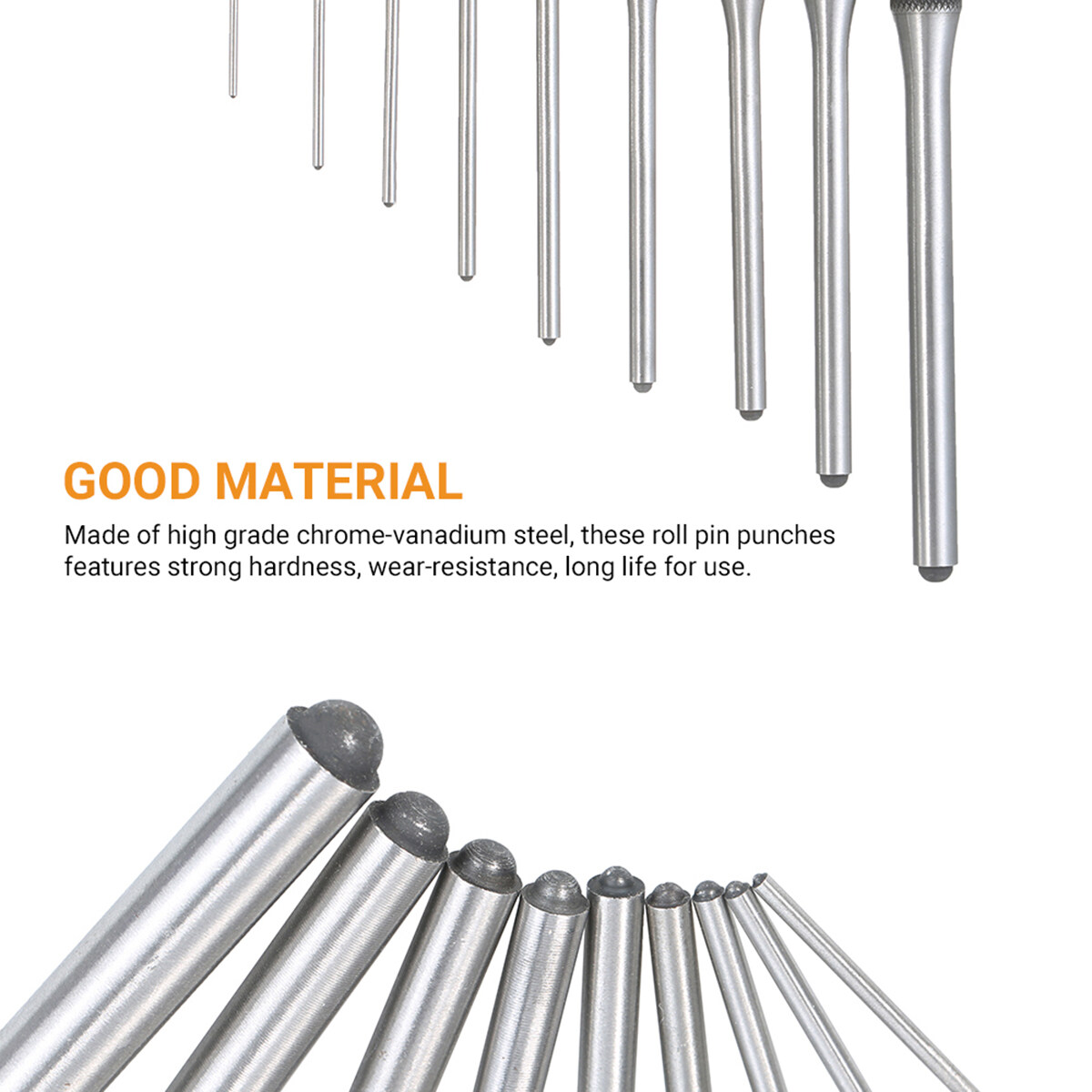 NANWEI Bộ Dụng Cụ Tháo Chốt CuộN 9 Món Dụng Cụ Tháo Chốt Bằng Thép Có Hộp Đựng Cho Thợ Kim Hoàn Thợ Làm Đồng Hồ Thợ Mộc