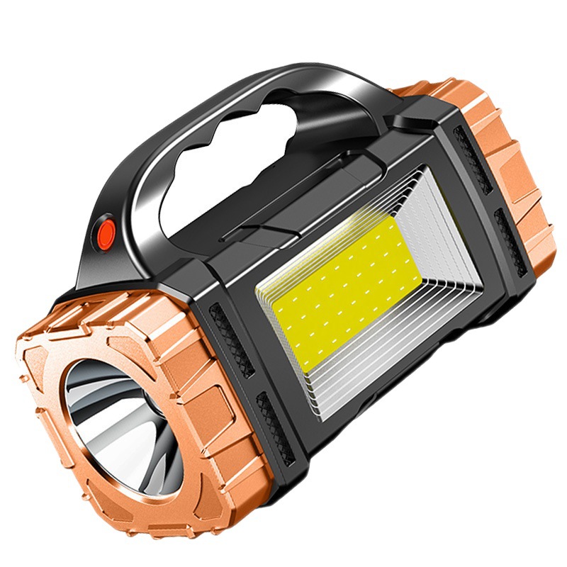 New High Power Rechargeable LED Handheld Flashlight Multi functional Portable Side Light Waterproof Multiple Lighting Modes Portable Searchlight