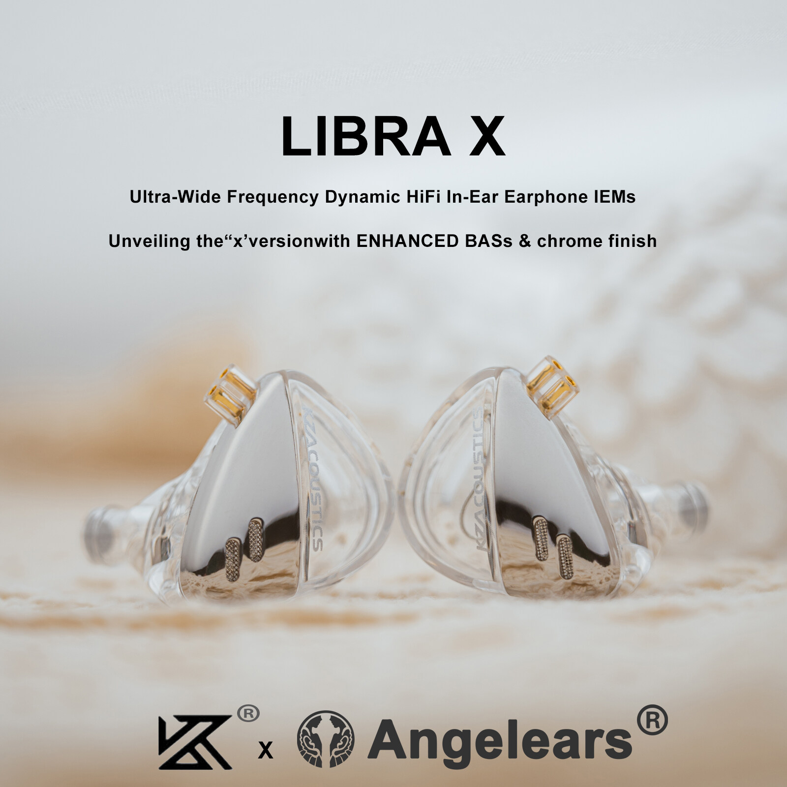 KZ x angelers Libra siêu băng rộng năng động độ trung thực cao trong tai nghe đeo tai