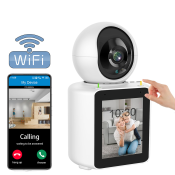 EVKVO 4MP WiFi IP Camera with Mini Display Screen