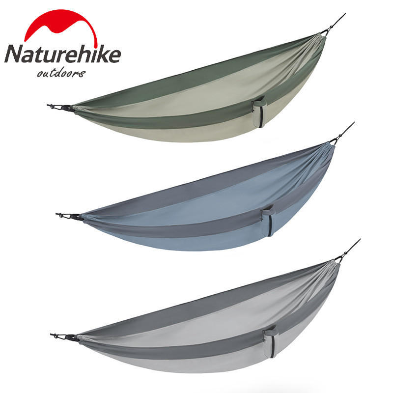 Naturehike võng ngoài trời võng cắm trại xích đu đơn đôi siêu nhẹ võng cắm trại chống lật chất lượng cao chịu mài mòn chắc chắn