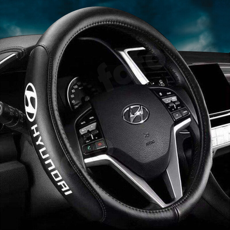 Bọc vô lăng bằng da phụ kiện xe hơi cho hyundai bọc vô lăng bọc tay lái màu đen cho phụ kiện hyundai 2022