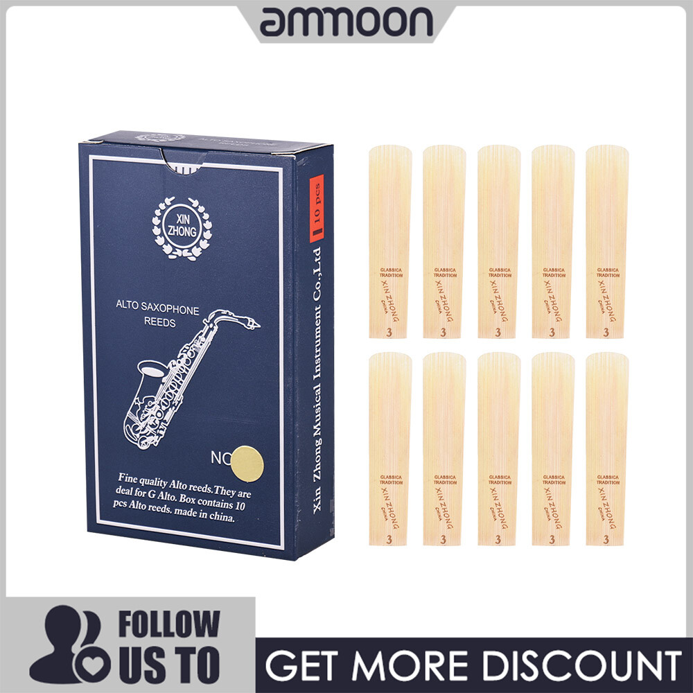 [ammoon]quà bí mật 10 cái/hộp 3.0 sức mạnh g Alto Saxophone lưỡi gà sax