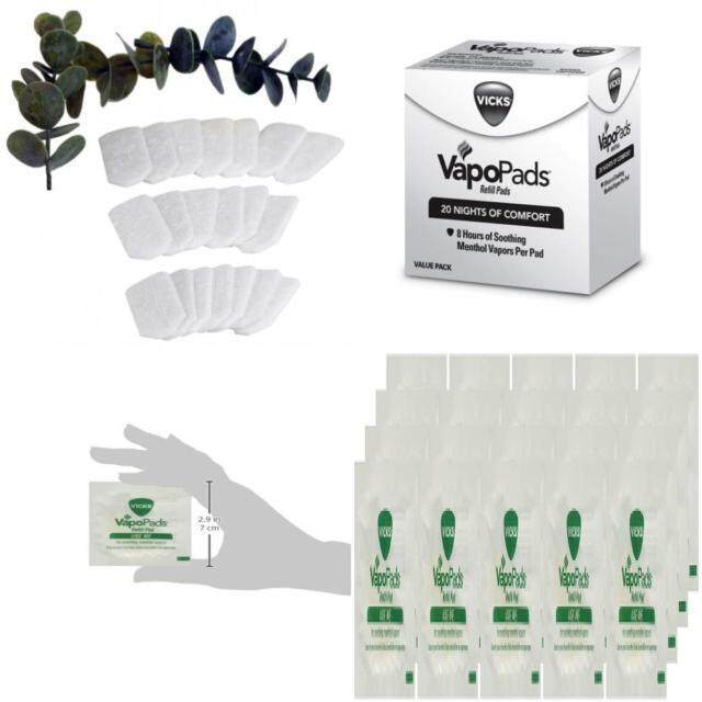 Image result for Vicks VapoPads Original Menthol Scent 20 Count Menthol Scented Vapor Pad Refills