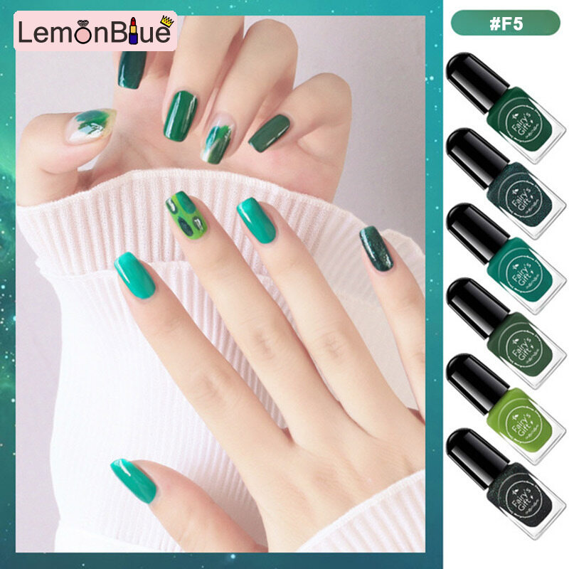 Gambar LemonBlue Water based peelable nail polish set 6pcs